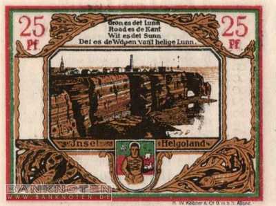 Helgoland - 25  Pfennig (#SS0595_4-2_UNC)