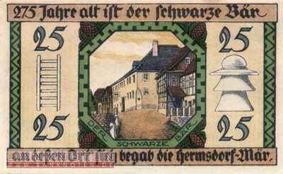 Hermsdorf - 25  Pfennig (#SS0600_1-1_UNC)
