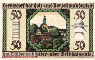 Hermsdorf - 50  Pfennig (#SS0600_1-2_UNC)