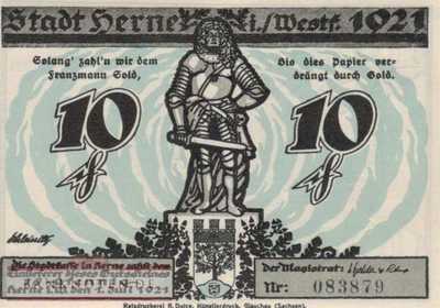 Herne - 10  Pfennig (#SS0602_3a-1_UNC)