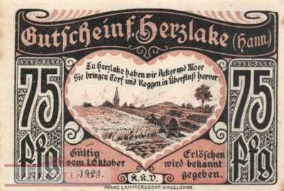 Herzlake - 75  Pfennig (#SS0605_1-3_AU)