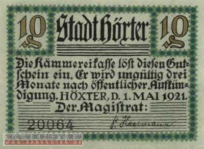 Höxter - 10  Pfennig (#SS0618_1-1_UNC)