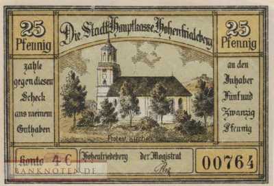 Hohenfriedeberg - 25  Pfennig (#SS0620_1a-4C_AU)
