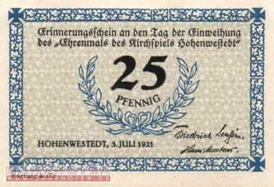 Hohenwestedt - 25  Pfennig (#SS0622_1a_UNC)