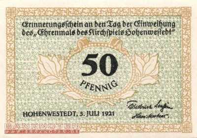 Hohenwestedt - 50  Pfennig (#SS0622_1c-1_UNC)