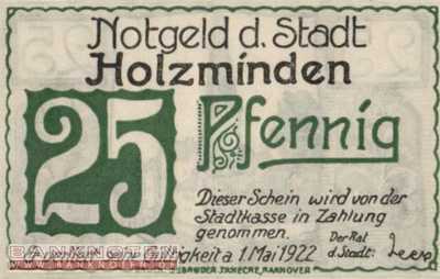 Holzminden - 25  Pfennig (#SS0625_1-1_UNC)