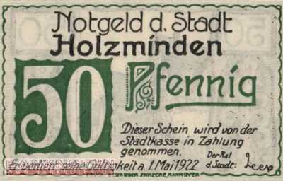 Holzminden - 50  Pfennig (#SS0625_1-2_UNC)