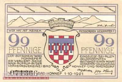Honnef - 99  Pfennig (#SS0627_1a-2-4_UNC)