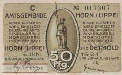 Horn - 50  Pfennig (#SS0628_2c-C_AU)