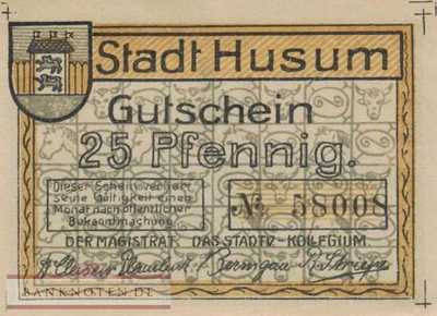 Husum - 25  Pfennig (#SS0639_1-1_AU)