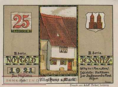 Jessnitz - 25  Pfennig (#SS0659_4-1-1_UNC)