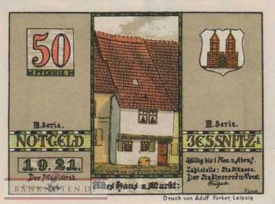 Jessnitz - 50  Pfennig (#SS0659_4-2-3_UNC)
