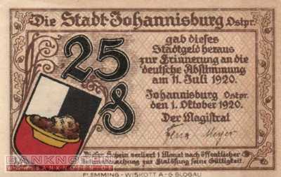 Johannisburg - 25  Pfennig (#SS0662_1b-3_VF)