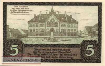 Johannisburg - 5  Pfennig (#SS0662_2a-1_UNC)