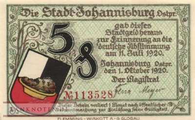 Johannisburg - 5  Pfennig (#SS0662_2a-1_UNC)