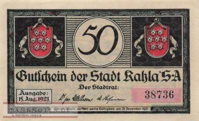 Kahla - 50  Pfennig (#SS0668_2a-2_UNC)