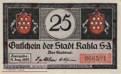 Kahla - 25  Pfennig (#SS0668_3a-1_AU)