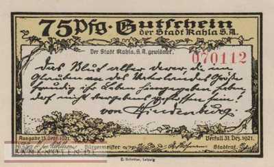 Kahla - 75  Pfennig (#SS0668_6b-3_AU)
