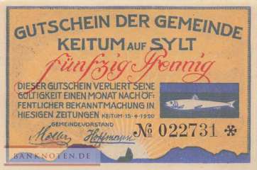 Keitum - 50  Pfennig (#SS0685_1a_UNC)