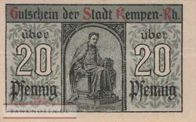 Kempen - 20  Pfennig (#SS0689_1a-1-1_XF)