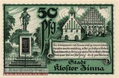 Kloster Zinna - 50  Pfennig (#SS0708_1-2_UNC)