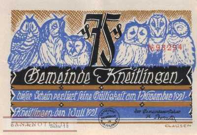 Kneitlingen - 75  Pfennig (#SS0710_2a-1c_UNC)