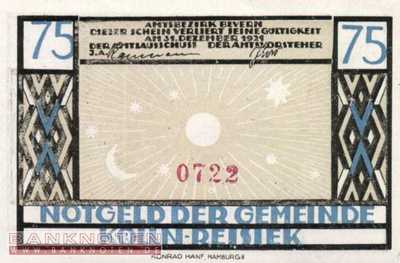 Kölln-Reisiek - 75  Pfennig (#SS0715_1a-3-2_UNC)