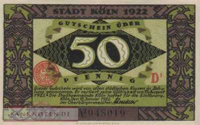 Köln - 50  Pfennig (#SS0717_4a-D1_AU)