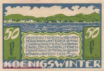 Königswinter - 50  Pfennig (#SS0730_2c-1-4_UNC)