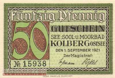 Kolberg - 50  Pfennig (#SS0737_1-2_UNC)