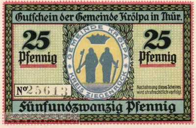 Krölpa - 25  Pfennig (#SS0745_1-1_UNC)