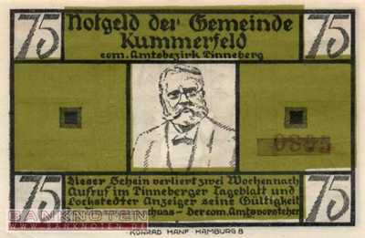 Kummerfeld - 75  Pfennig (#SS0749_2a-3-2_UNC)