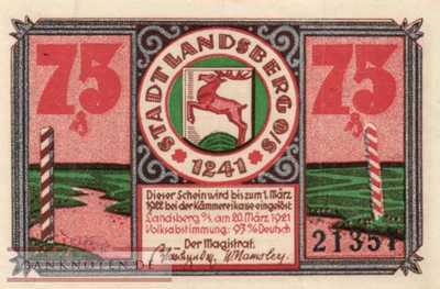 Landsberg/Oberschlesien - 75  Pfennig (#SS0763_1a-2-1_UNC)