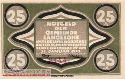 Langenlohe - 25  Pfennig (#SS0765_1a-1-1_UNC)