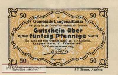 Langenaltheim - 50  Pfennig (#SS0766_4a-2_AU)