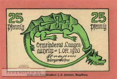 Langenaltheim - 25  Pfennig (#SS0766_5-1_UNC)