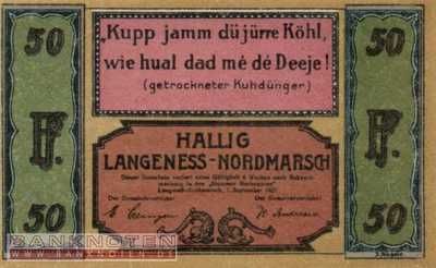 Langeness-Nordmarsch - 50  Pfennig (#SS0767_1-3_UNC)
