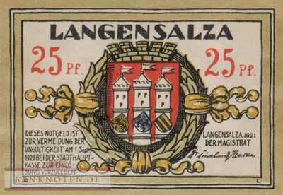 Langensalza - 25  Pfennig (#SS0770_1a-2_UNC)