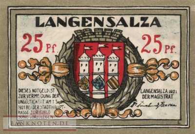 Langensalza - 25  Pfennig (#SS0770_1a-3_UNC)