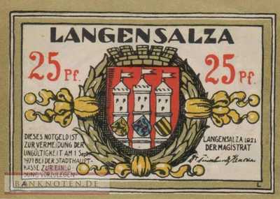 Langensalza - 25  Pfennig (#SS0770_1a-4_UNC)