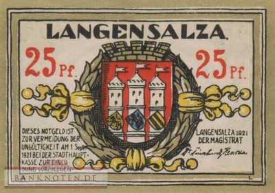 Langensalza - 25  Pfennig (#SS0770_1a-5_UNC)