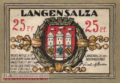 Langensalza - 25  Pfennig (#SS0770_1a-6_UNC)
