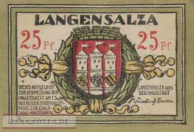 Langensalza - 25  Pfennig (#SS0770_1b-6_AU)