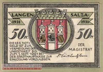 Langensalza - 50  Pfennig (#SS0770_4-6_UNC)