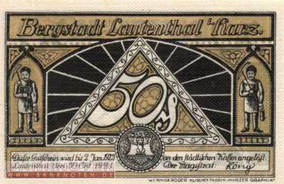 Lautenthal - 50  Pfennig (#SS0778_2-5_UNC)