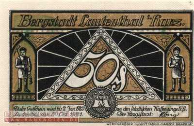 Lautenthal - 50  Pfennig (#SS0778_2-9_UNC)