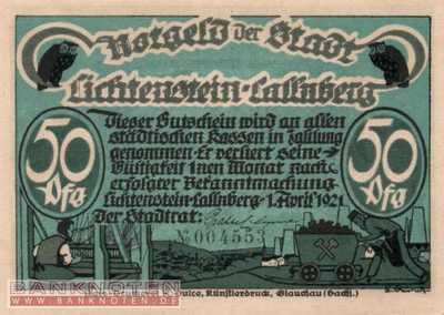 Lichtenstein-Callnberg - 50  Pfennig (#SS0798_1a-1_UNC)