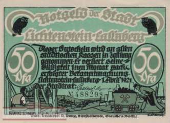 Lichtenstein-Callnberg - 50  Pfennig (#SS0798_1b-4_UNC)