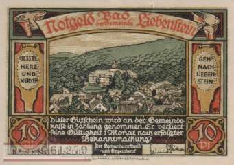 Liebenstein, Bad - 10  Pfennig (#SS0799_1a-1_AU)