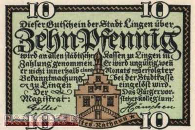 Lingen - 10  Pfennig (#SS0803_1_UNC)